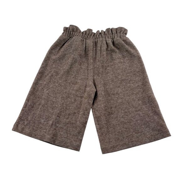 Janie & Jack Infant Toddler Pants Brown 12-18 Months 100% Cotton Bow Waist - Picture 2 of 6